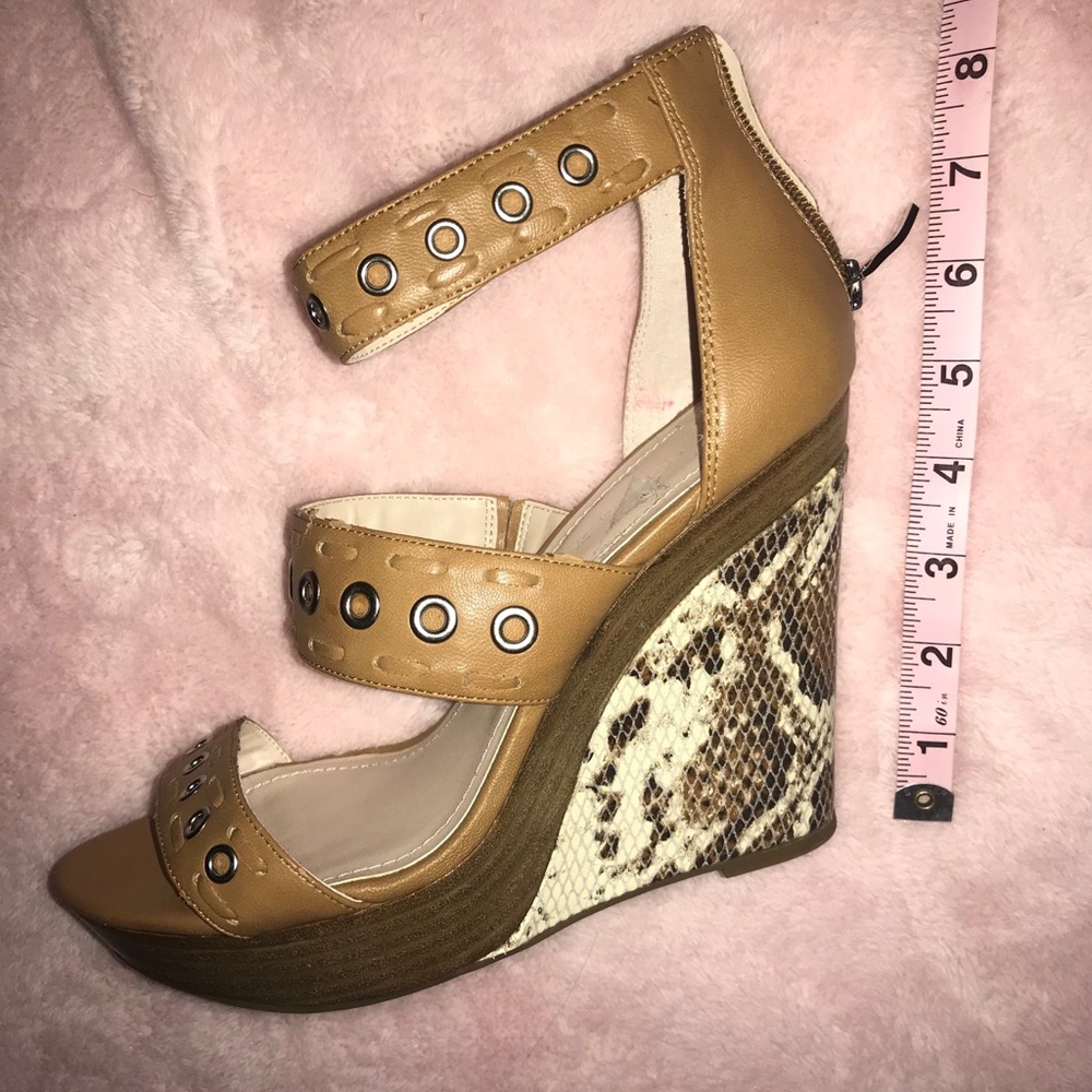 Bcbgeneration Camel Colored Wedges - image 2